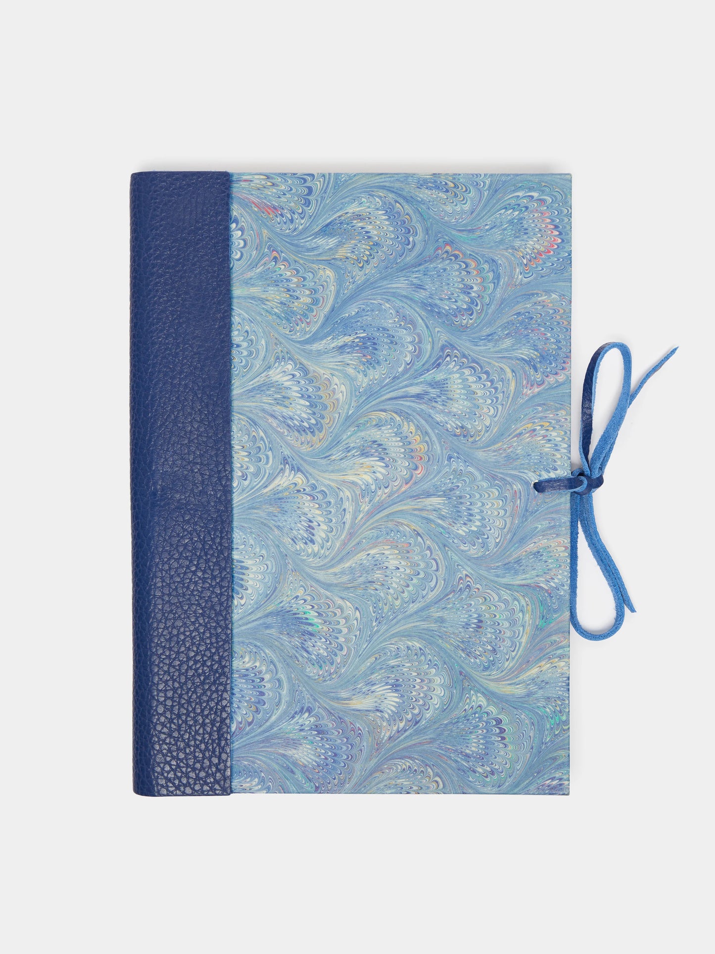 Heritage Series: Hand-Marbled Leather Bound Notebook