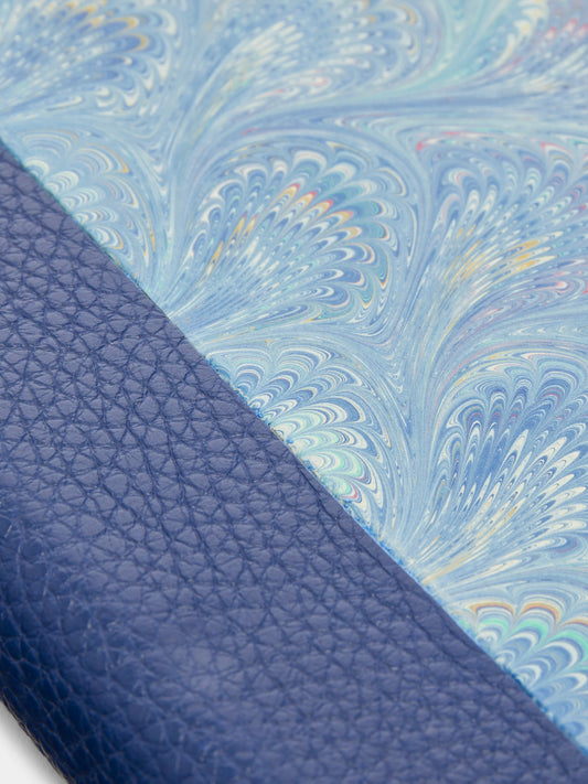Heritage Series: Hand-Marbled Leather Bound Notebook